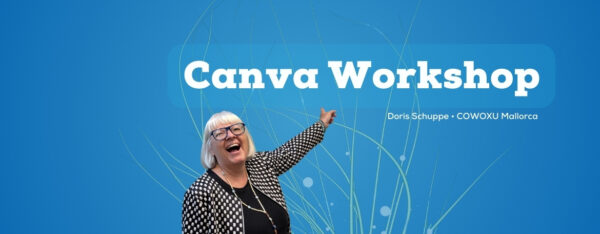 Lernen mit DoSchu - Canva Workshop Banner