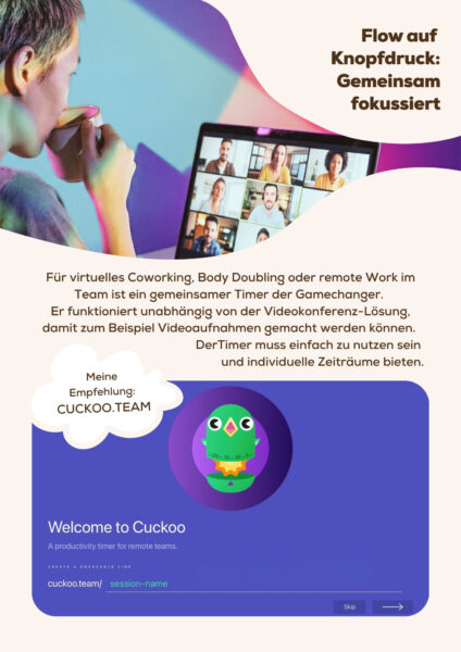 screenshot cuckoo flow timer