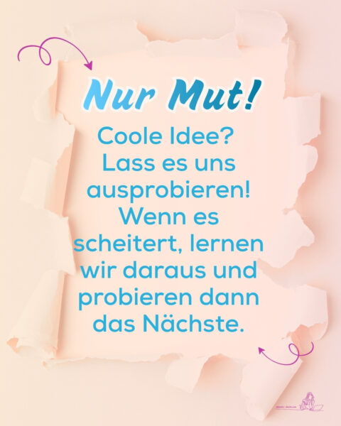 mut ausprobieren doschu